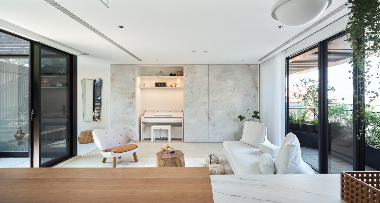 现代北欧风格室内家装案例效果图-客厅 现代北欧风格室内家装案例效果图-客厅