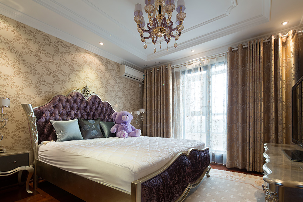 新中式风格别墅装修效果图-新会玉圭园别墅350平米-儿童房 新中式风格别墅装修效果图-新会玉圭园别墅350平米-儿童房