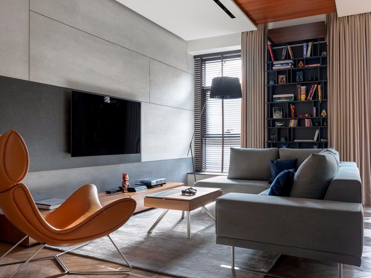 南宁华润幸福里三居150平米轻奢风格室内装修案例-客厅 南宁华润幸福里三居150平米轻奢风格室内装修案例-客厅