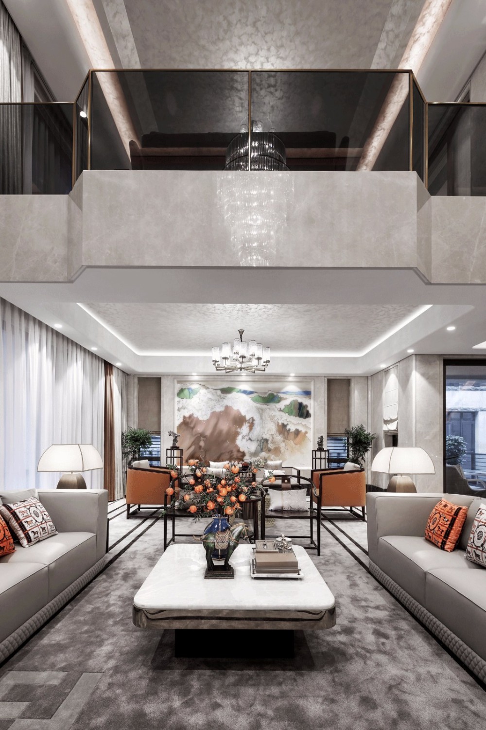 现代简约风格室内设计家装案例-客厅 现代简约风格室内设计家装案例-客厅