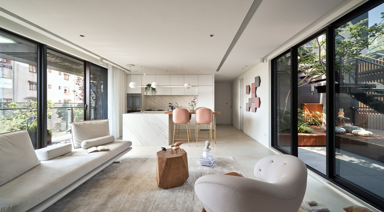 现代北欧风格室内家装案例效果图-客餐厅 现代北欧风格室内家装案例效果图-客餐厅