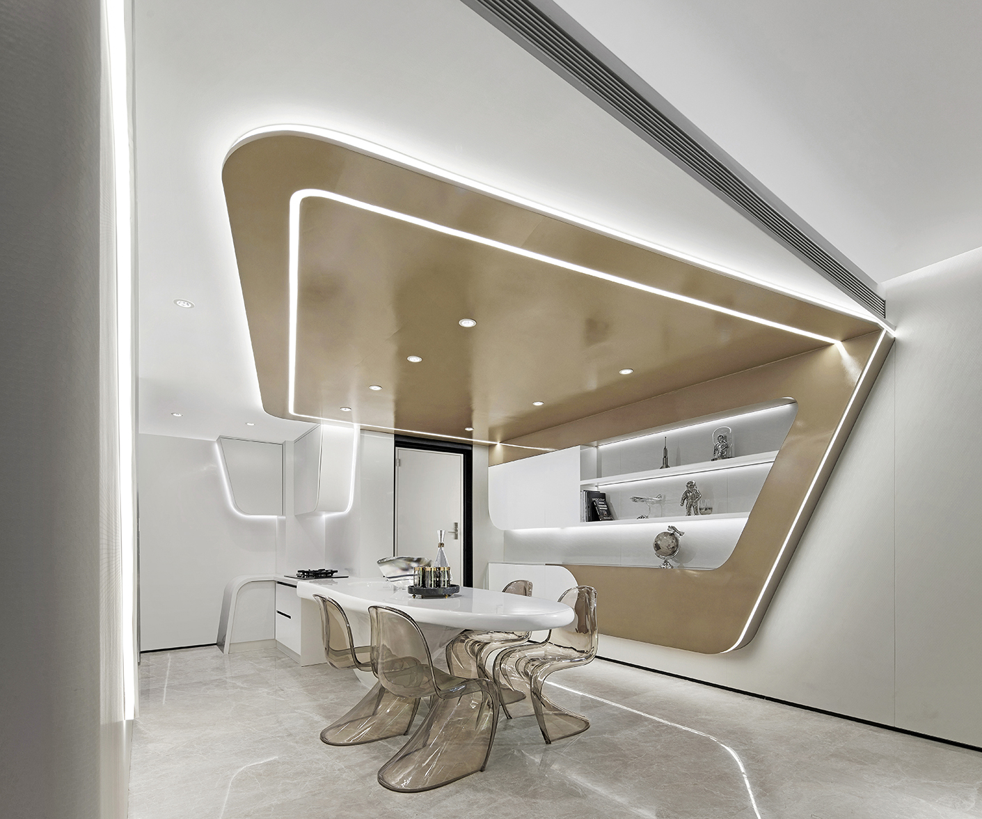 现代简约风格室内设计家装案例-餐厅 现代简约风格室内设计家装案例-餐厅