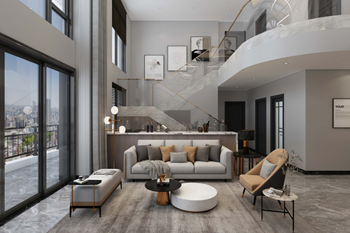 台山101-200平米现代轻奢风格骏景湾豪庭室内装修案例